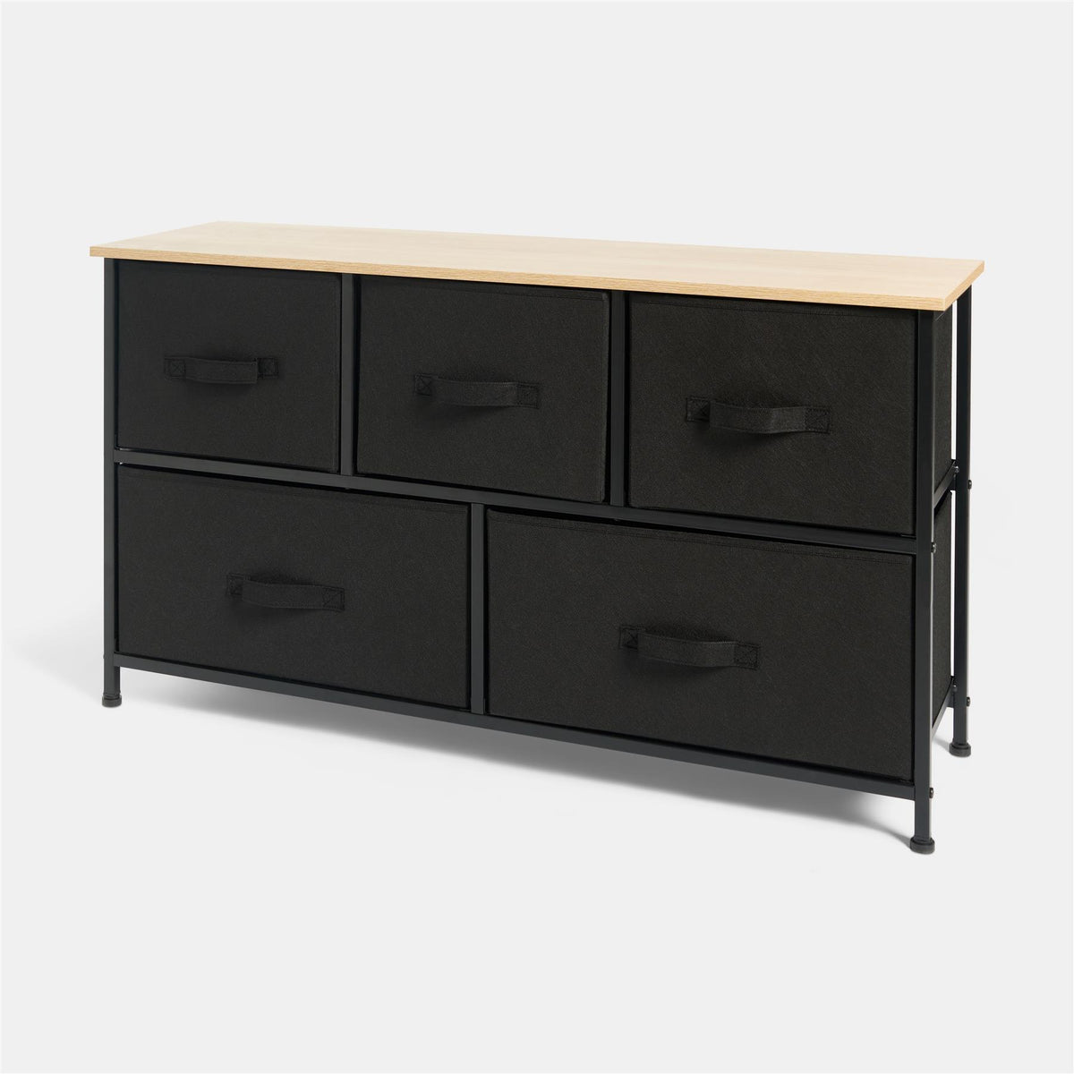 OHS Fabric Cabinet Bedside 2/3/4/5/6 Drawers Storage Unit Clothes Home Organiser