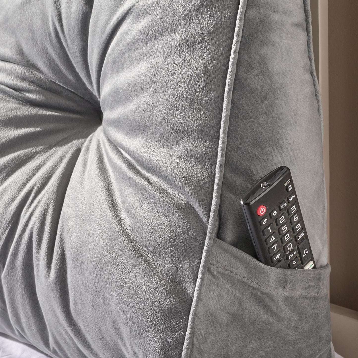 OHS Plain Headboard Bed Wedge Pillow Lumbar Backrest Support Cushion