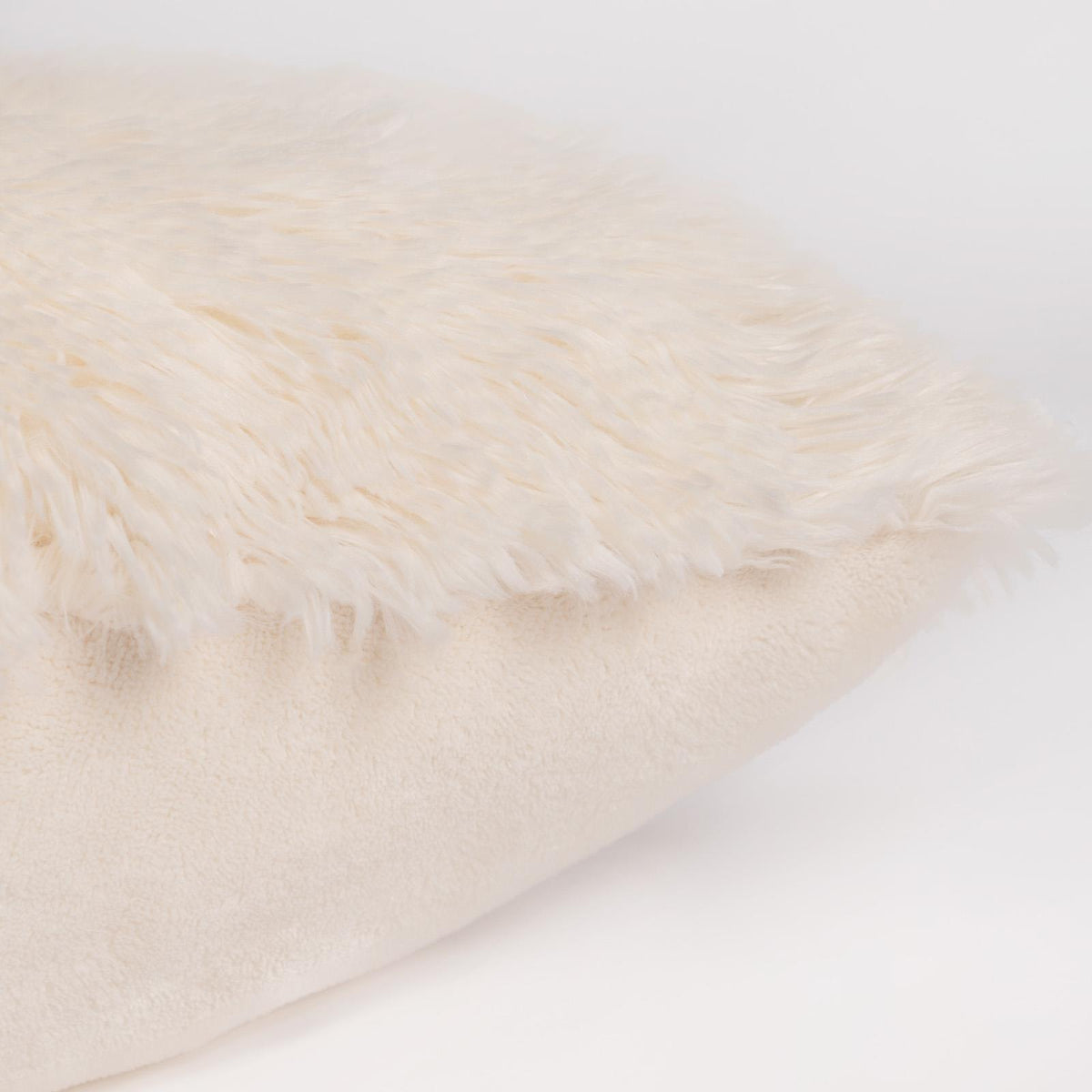 OHS Fluffy Cushion Covers 2 Pack Soft Fleece Square Pillowcases Home Decor