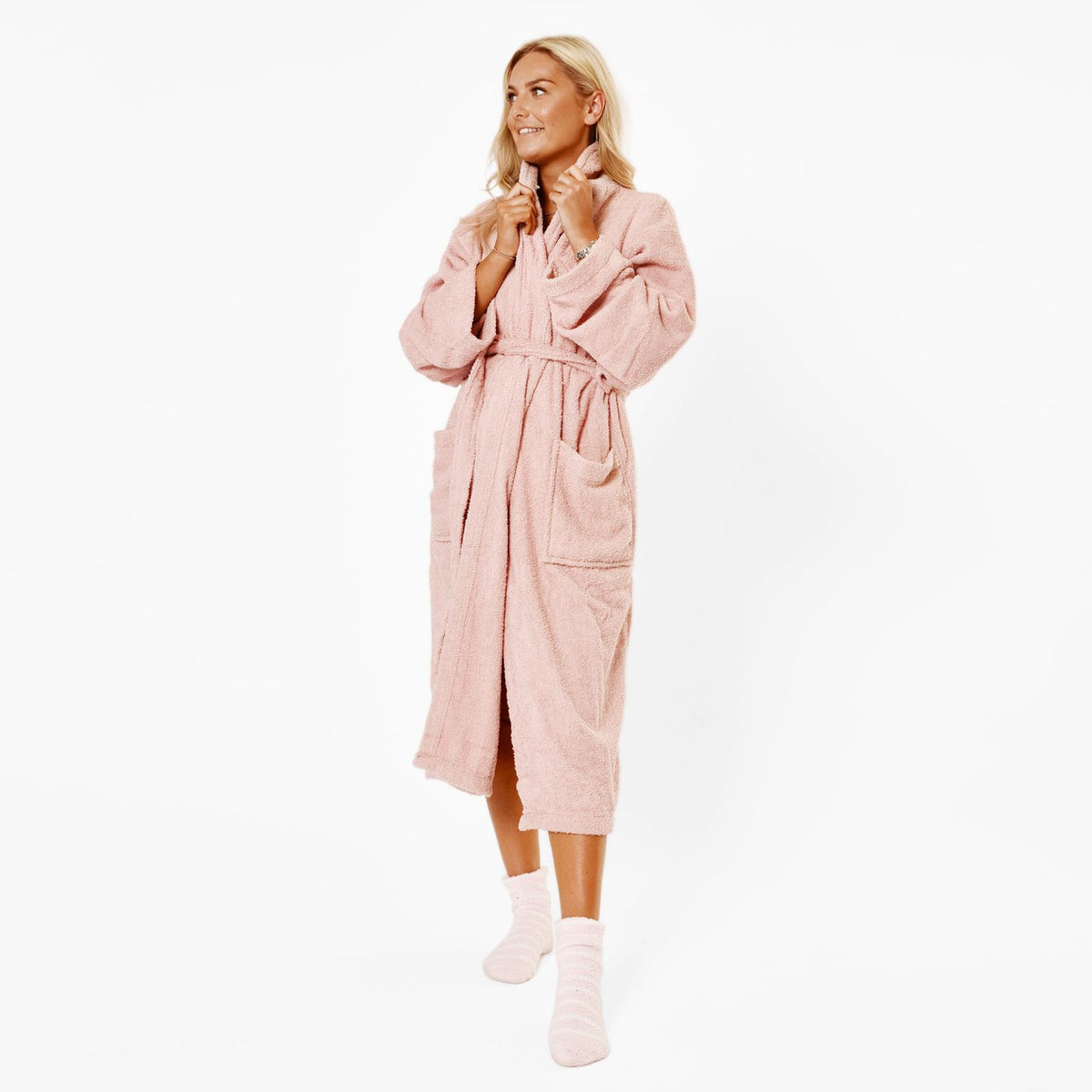 Brentfords Luxury 100% Cotton Bath Robe Terry Towel Soft Dressing Gown Unisex