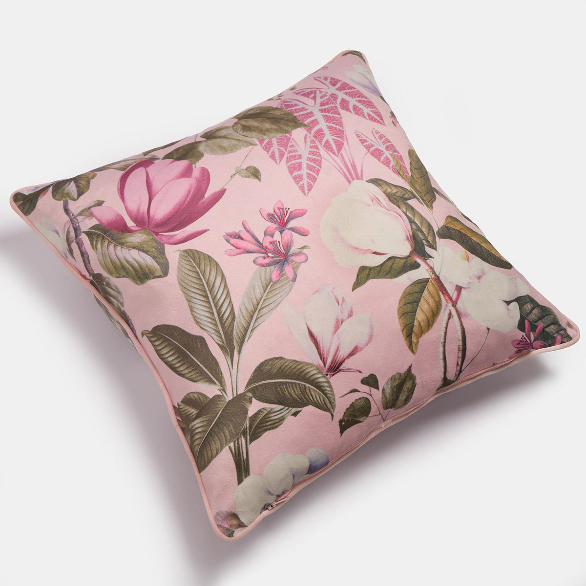 Floral Cushion Covers 2/4 Pack Sofa Couch Chair Filled Plump Seat Pads Decor Set