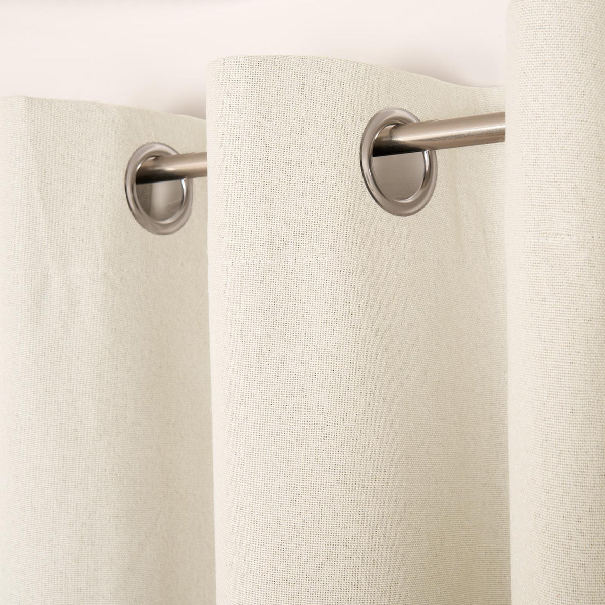 OHS Eyelet Blackout Curtains Woven Ready Made Ring Top Thermal Texture Thick