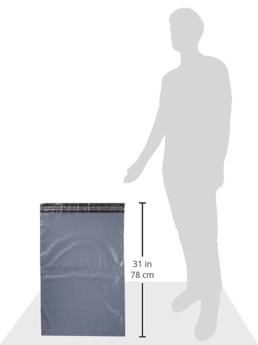 Triplast 6 x 9-Inch Plastic Mailing Postal Bag - Grey (Pack of 100)