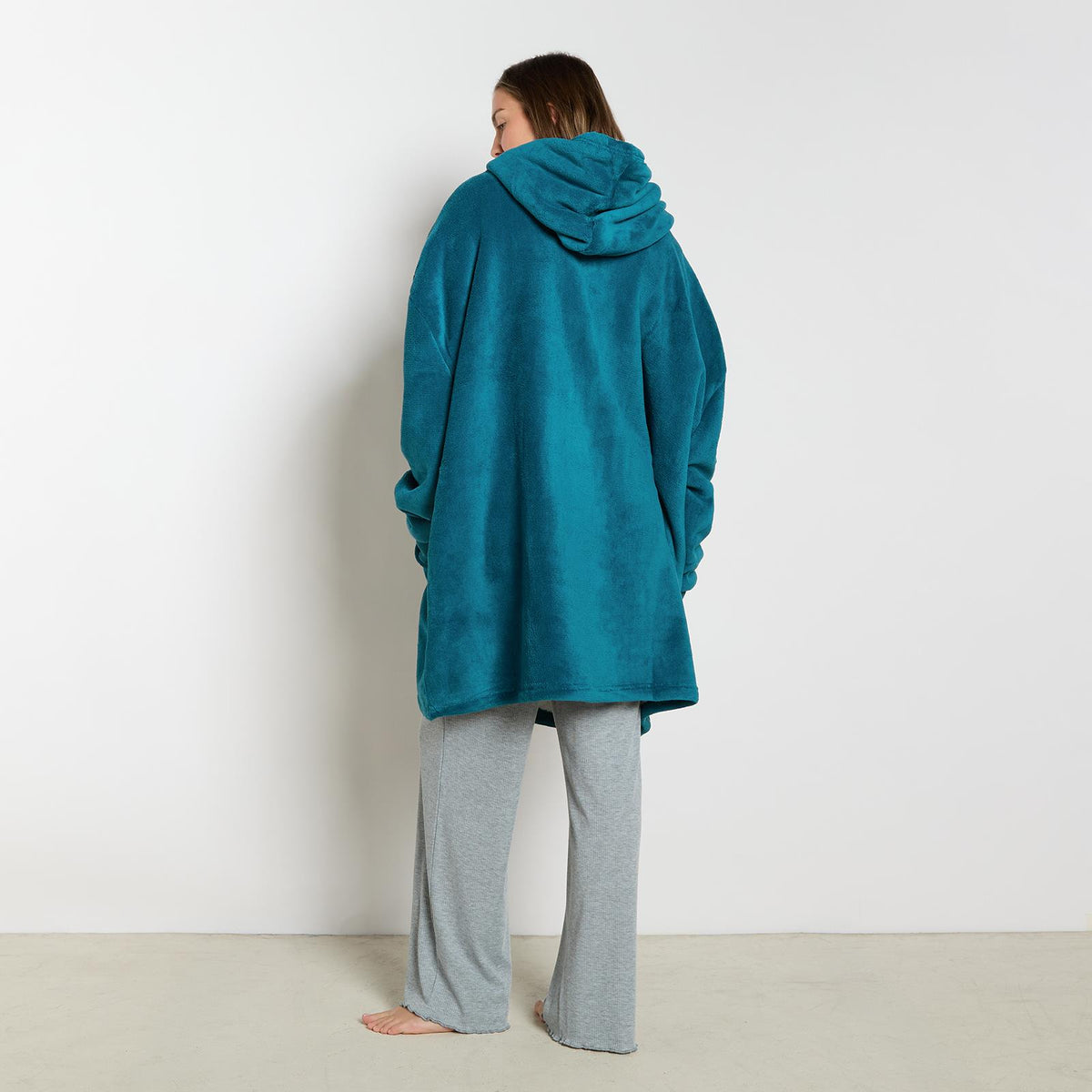 OHS Hoodie Blanket Oversized Ultra Plush Sherpa Giant Big Hooded Sweatshirt