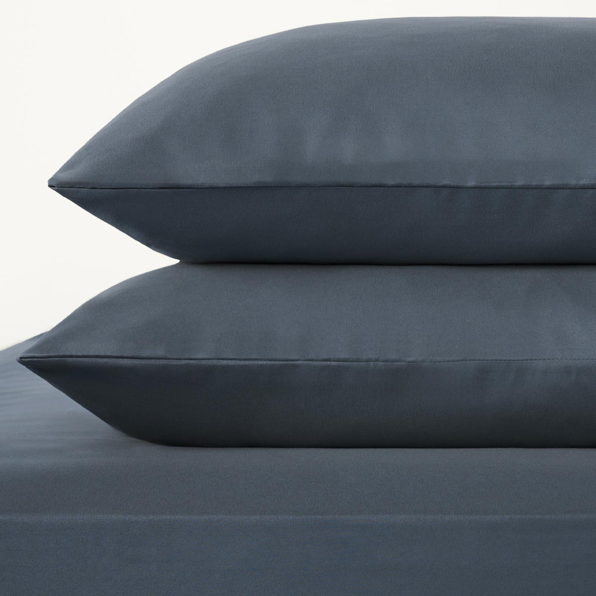 OHS Microfibre Housewife Pillowcases Set 2 Pack Wrinkle Resistant Pillow Covers