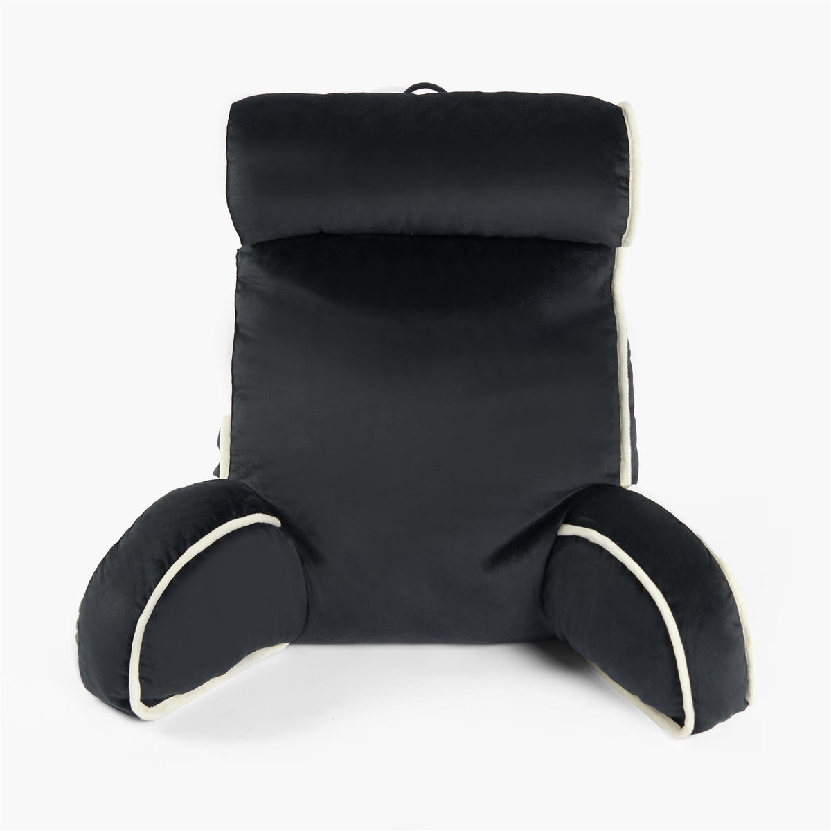 OHS Piped Edge Reading Pillow with Head Rest Super Soft Back Support Bed Sofa