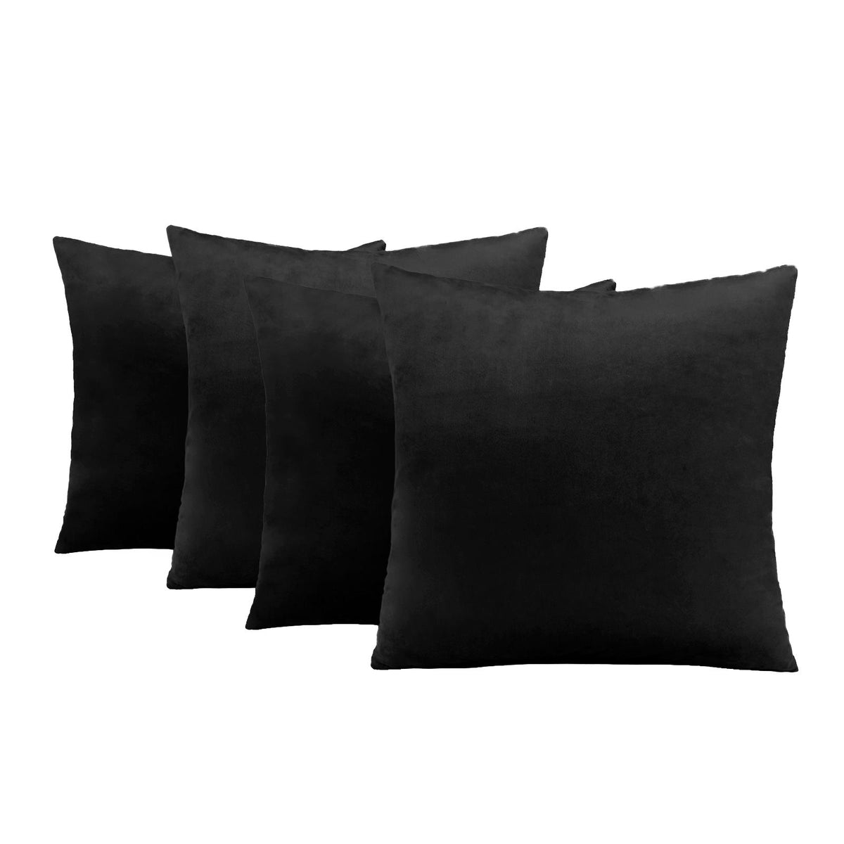 OHS Matte Velvet Cushion Covers Super Soft Luxury Square Pillowcases Multipack