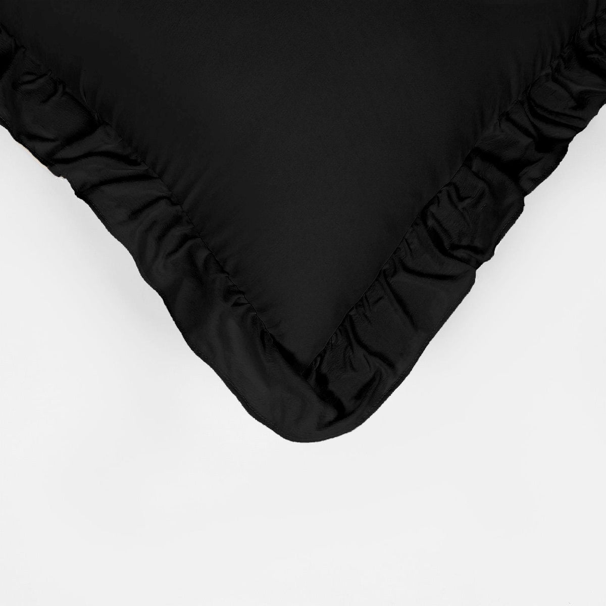 OHS Frill Cushion Covers Faux Linen Soft Square Pillowcases Home Decor Multipack