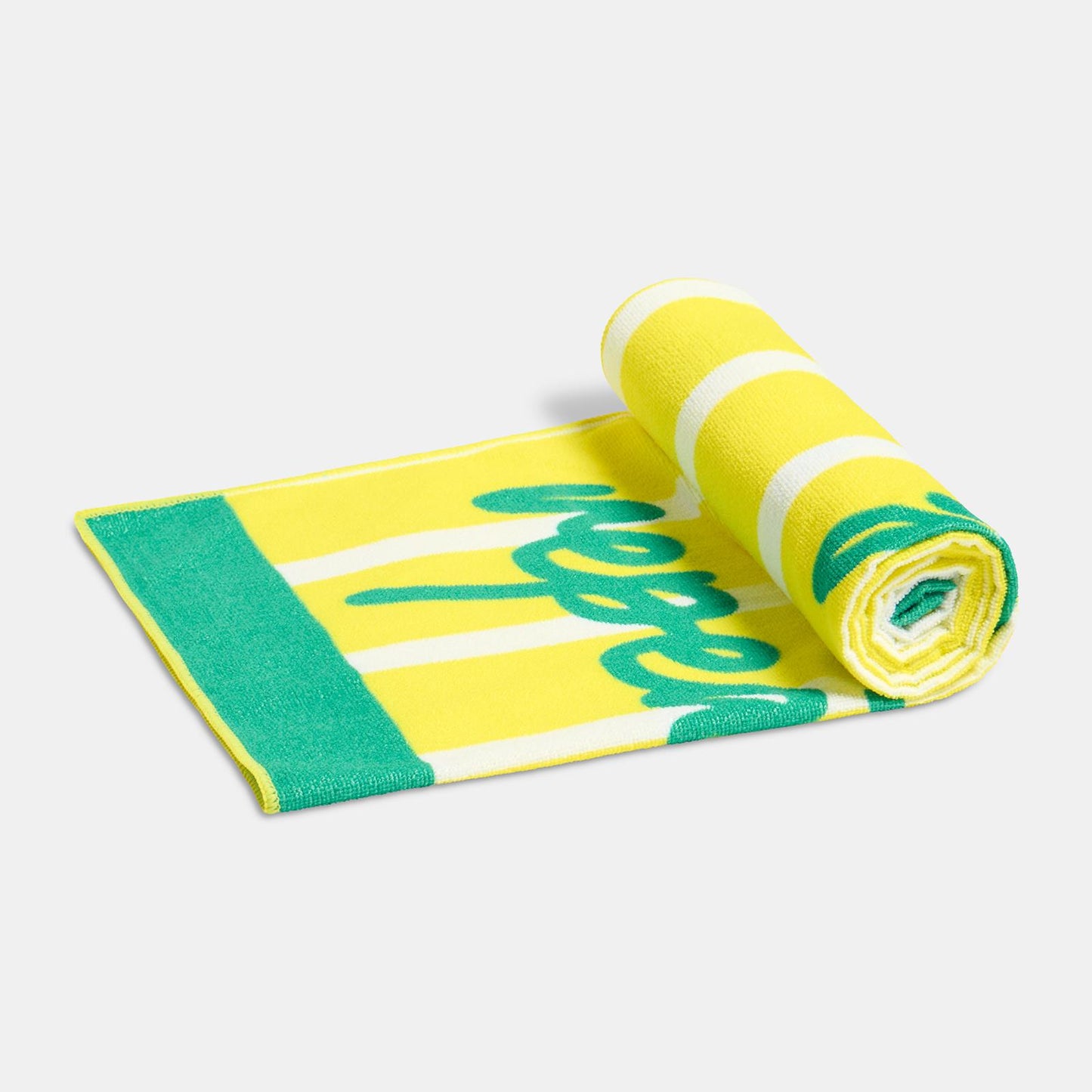 OHS Slogan Beach Towel Printed Quick Dry Summer Travel Microfibre Absorbent Swim
