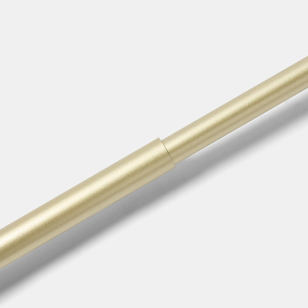OHS 120-200cm Curtain Pole Extendable Metal 16mm Ball Trumpet Twist Finnials