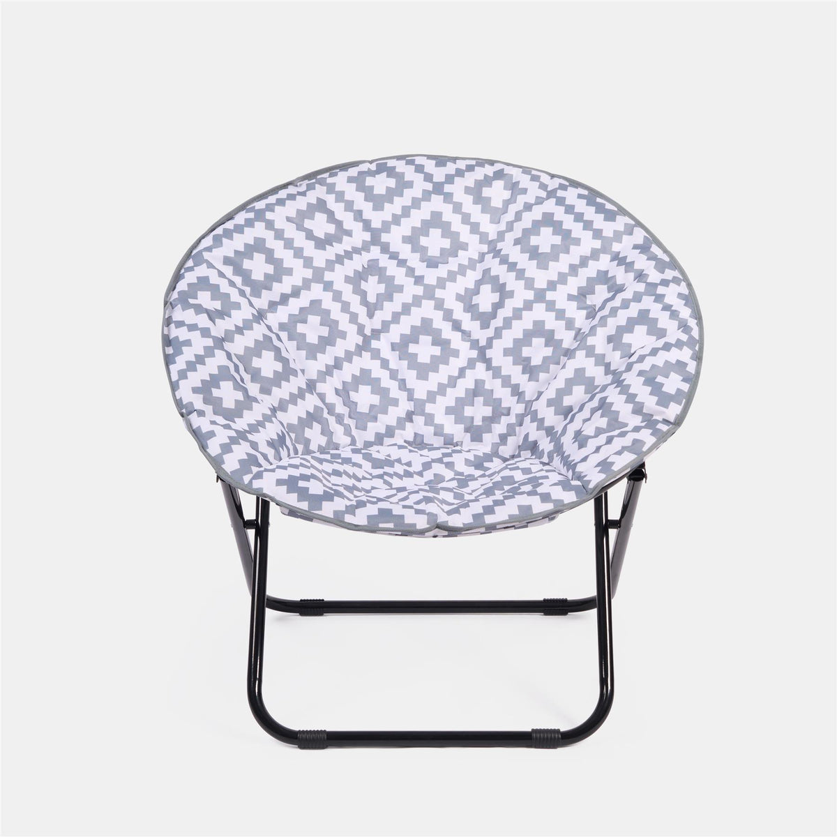 OHS Moon Camping Chair Round Folding Outdoor Garden Portable Seat