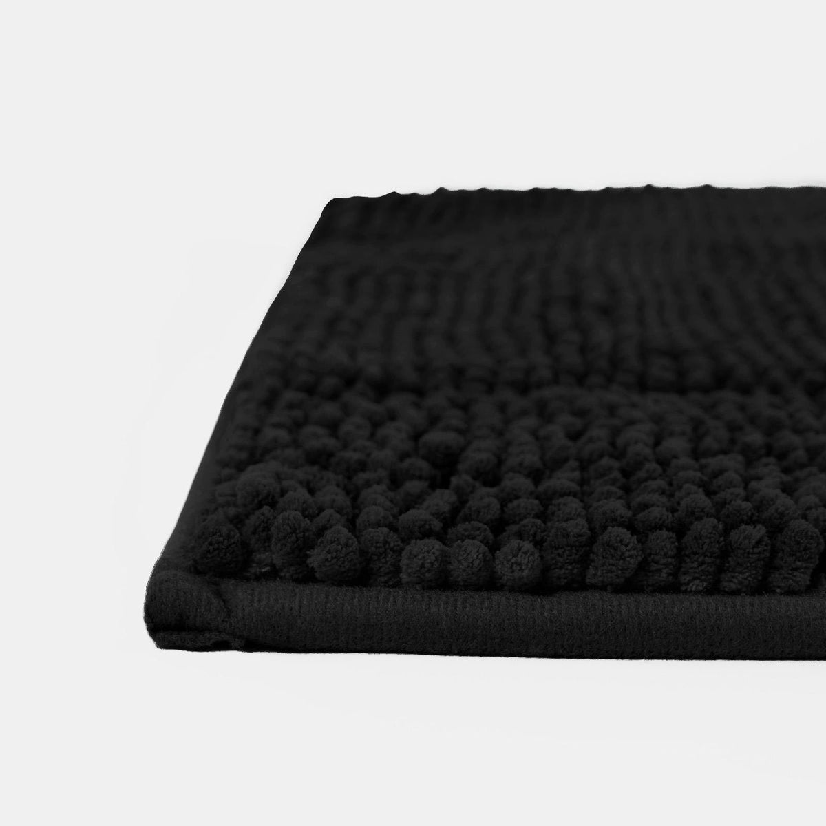 Brentfords Noodle Bath Mat Non Slip Shower Soft Highly Absorbent Chenille Shaggy