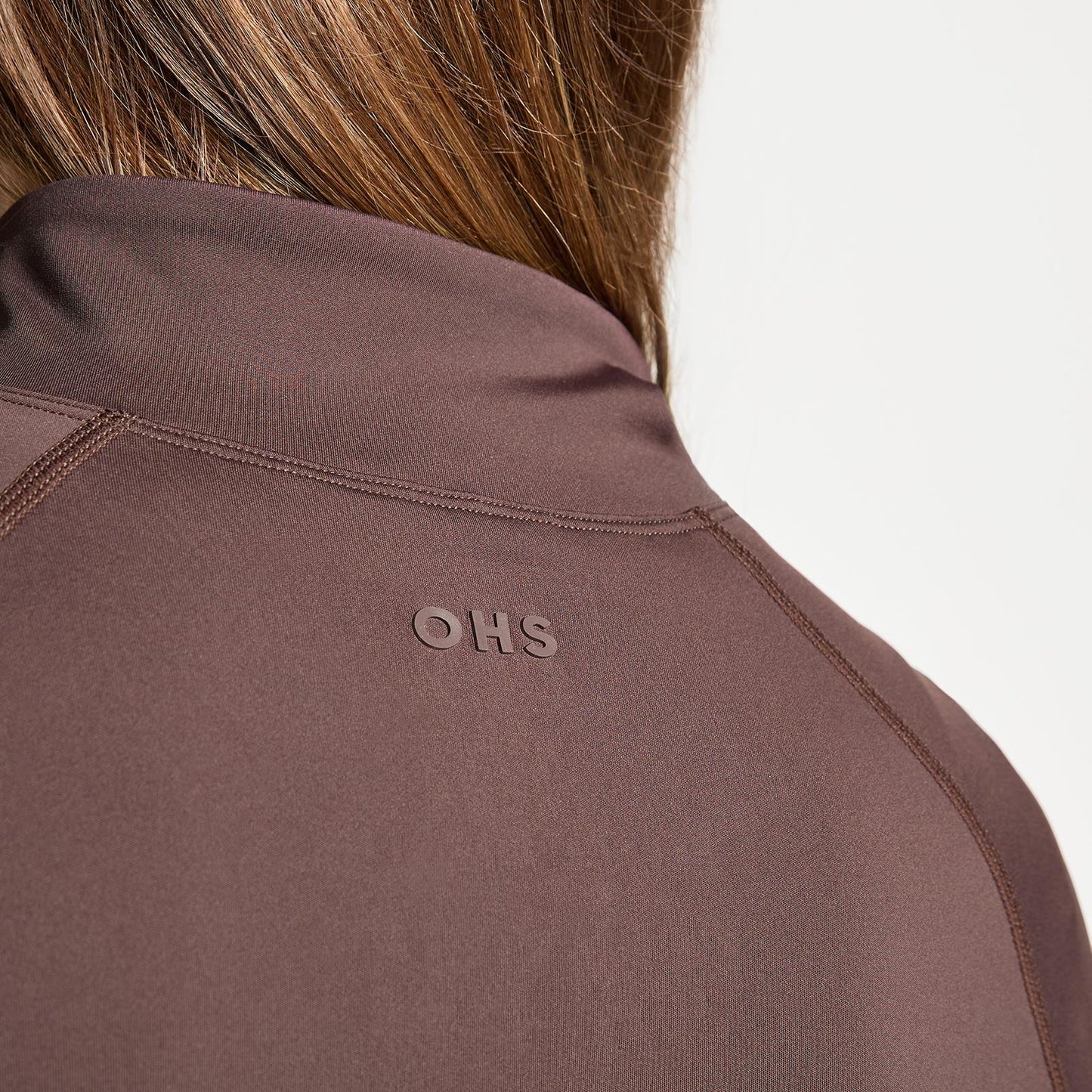 OHS Zip Up Top Long Sleeve Quick Dry Activewear JacketGym Workout Fitness Sports