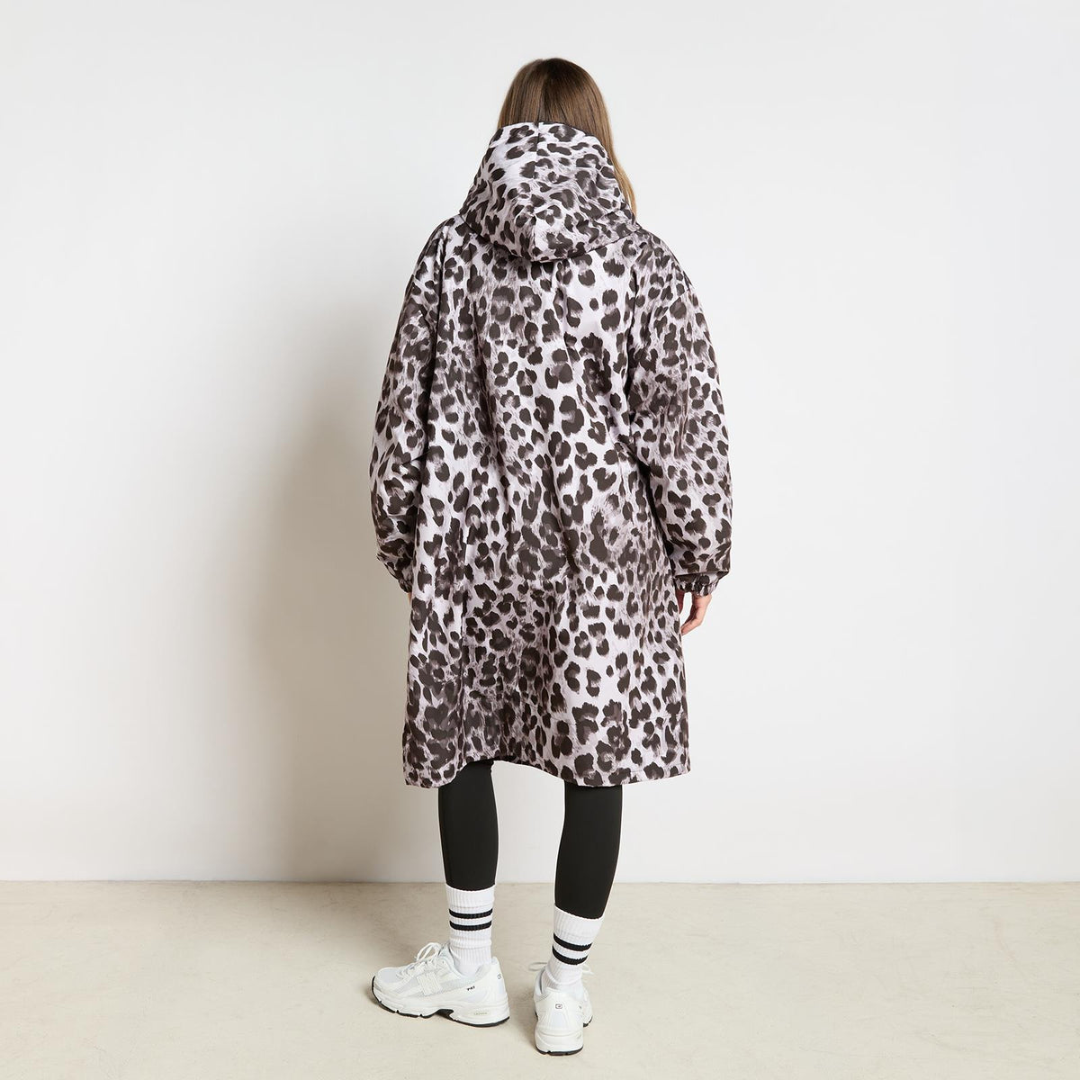 OHS Drying Changing Robe Sherpa Lined Water Resistant Oversize Coat Adults Kids