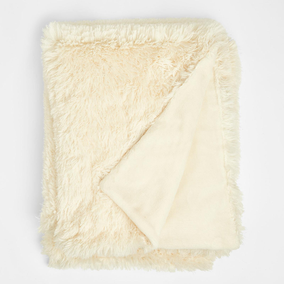 Sienna Fluffy Shaggy Blanket Large Throw Over Sofa Bed Cosy Fleece - 150 x 200cm