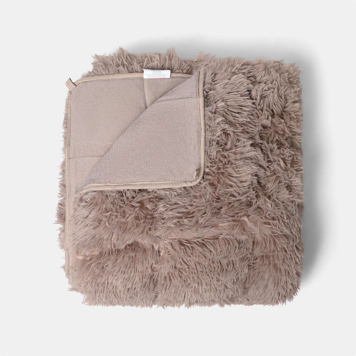 OHS Fluffy Fleece Weighted Blanket Sensory Adult Sleep Anxiety Soft Throw