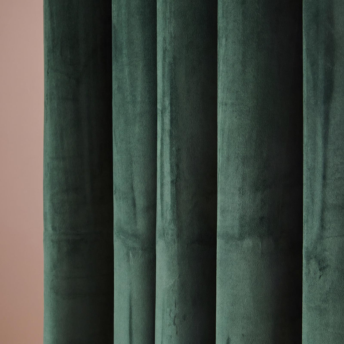 Thermal Matte Velvet Eyelet Curtains 2 Pair Of Ready Made Thick Fabric Ring Top