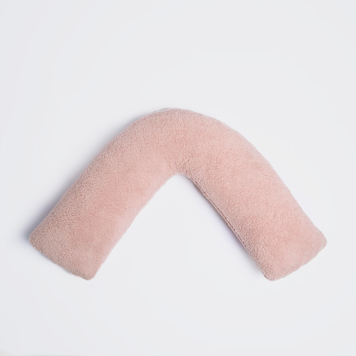 Teddy Fleece V Shaped Pillow Body Neck Support Pregnancy Orthopaedic Cushion