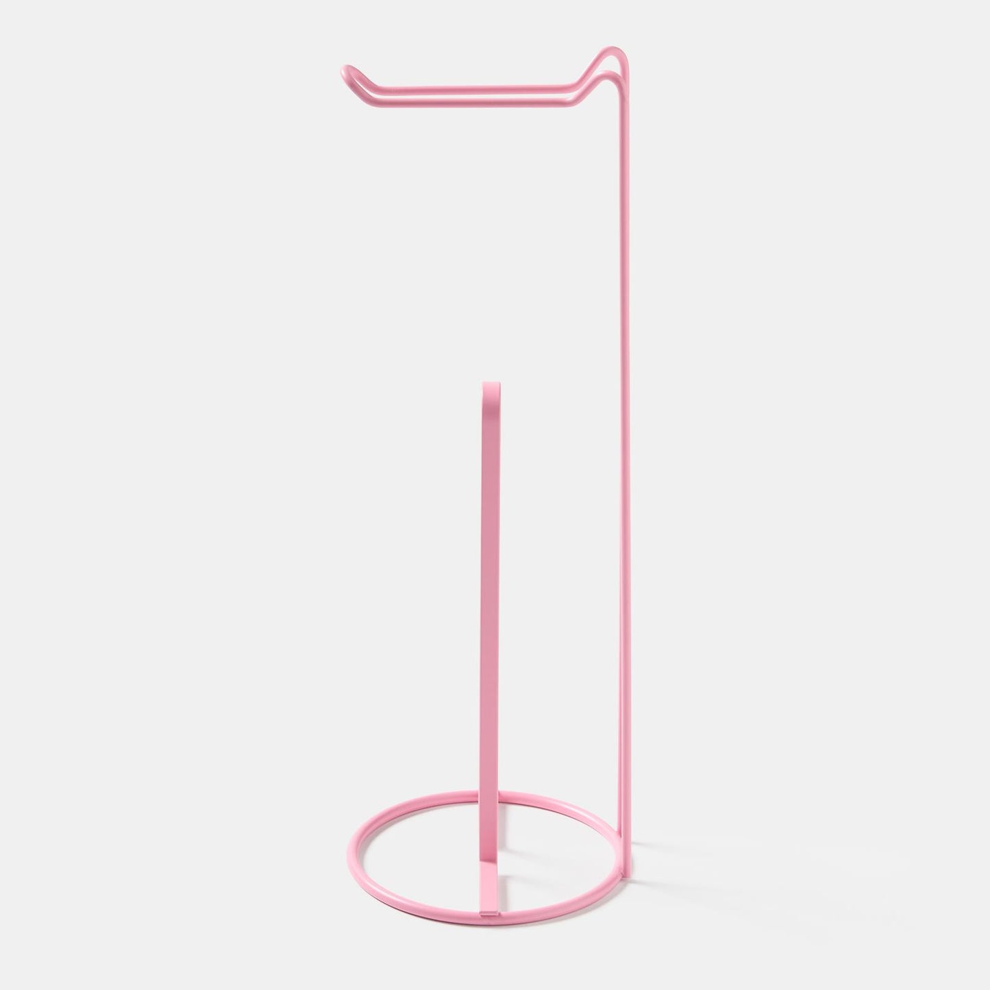 OHS Metal Toilet Roll Holder Freestanding Bathroom Storage Organiser