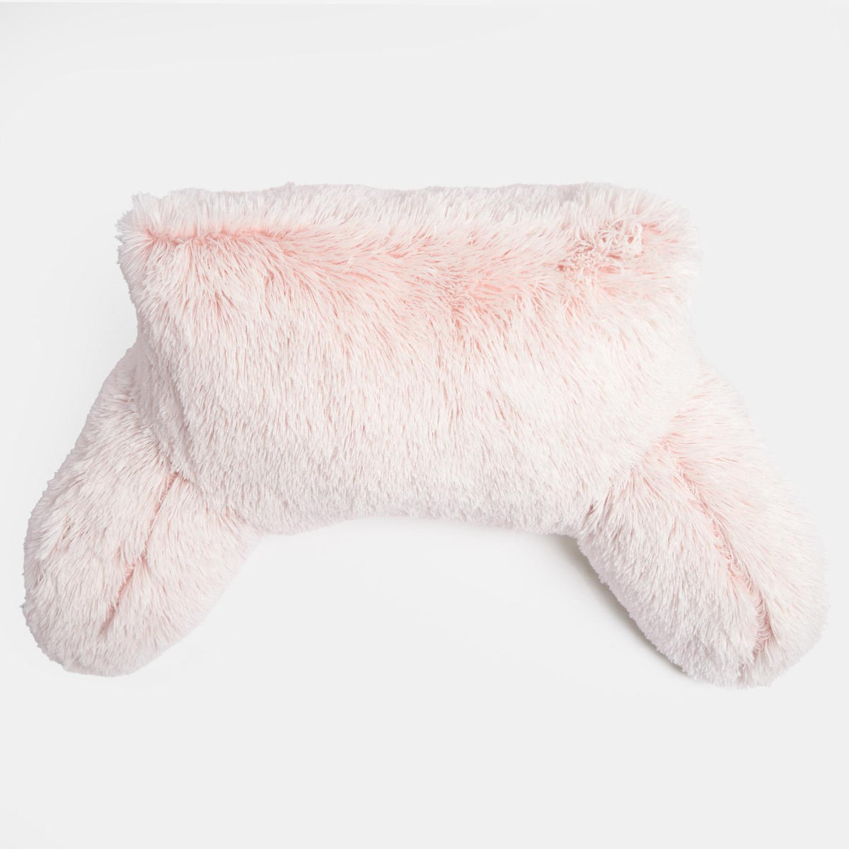 OHS Fluffy Cuddle Cushion Reading Pillow with Arms Lumbar Bed Chair