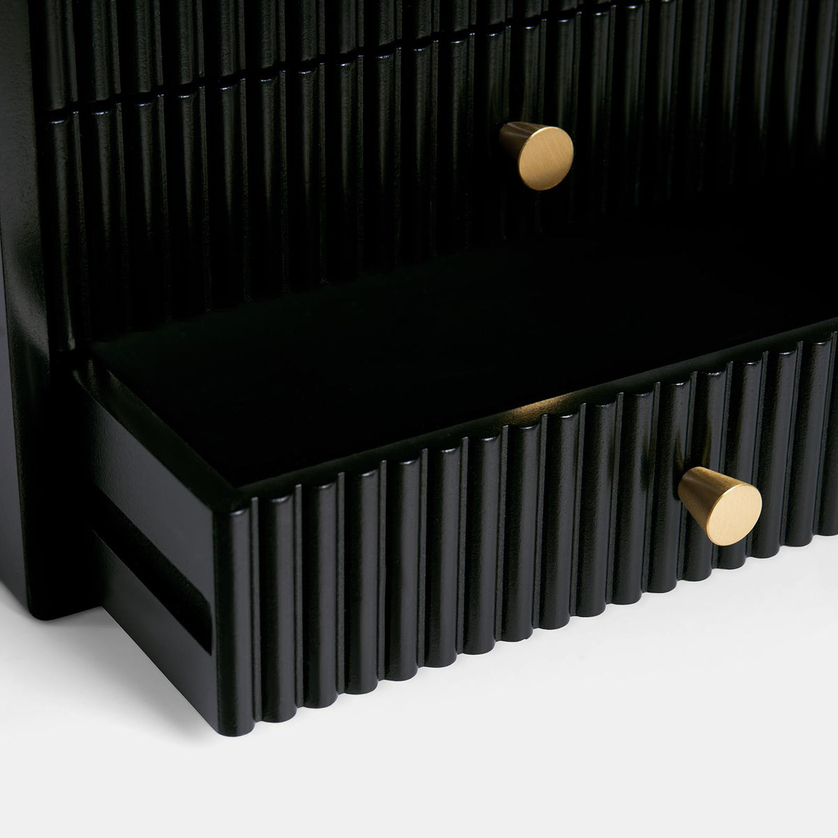 OHS Ribbed Desktop Drawers Organiser Freestanding Tabletop Cabinet Storage Unit