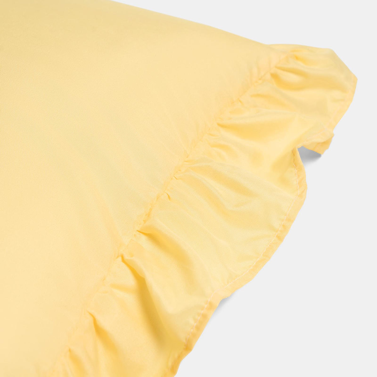 OHS Frill Cushion Covers Faux Linen Soft Square Pillowcases Home Decor Multipack