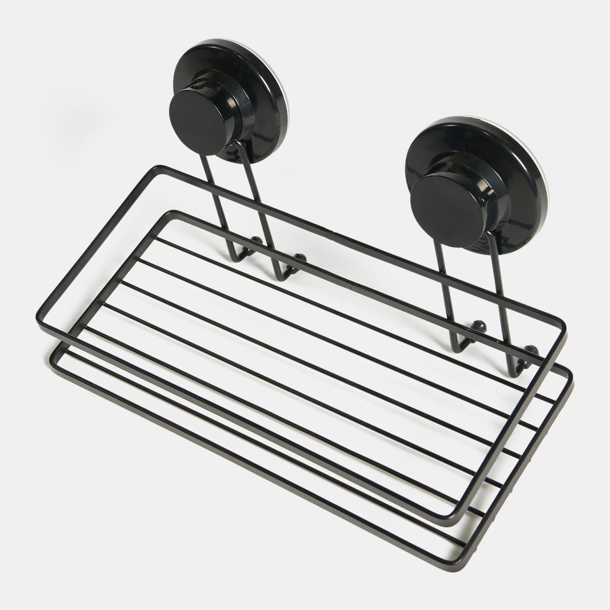 OHS Suction Shower Caddy Organiser Wall Mounted Bathroom Shelf Rust Resistant
