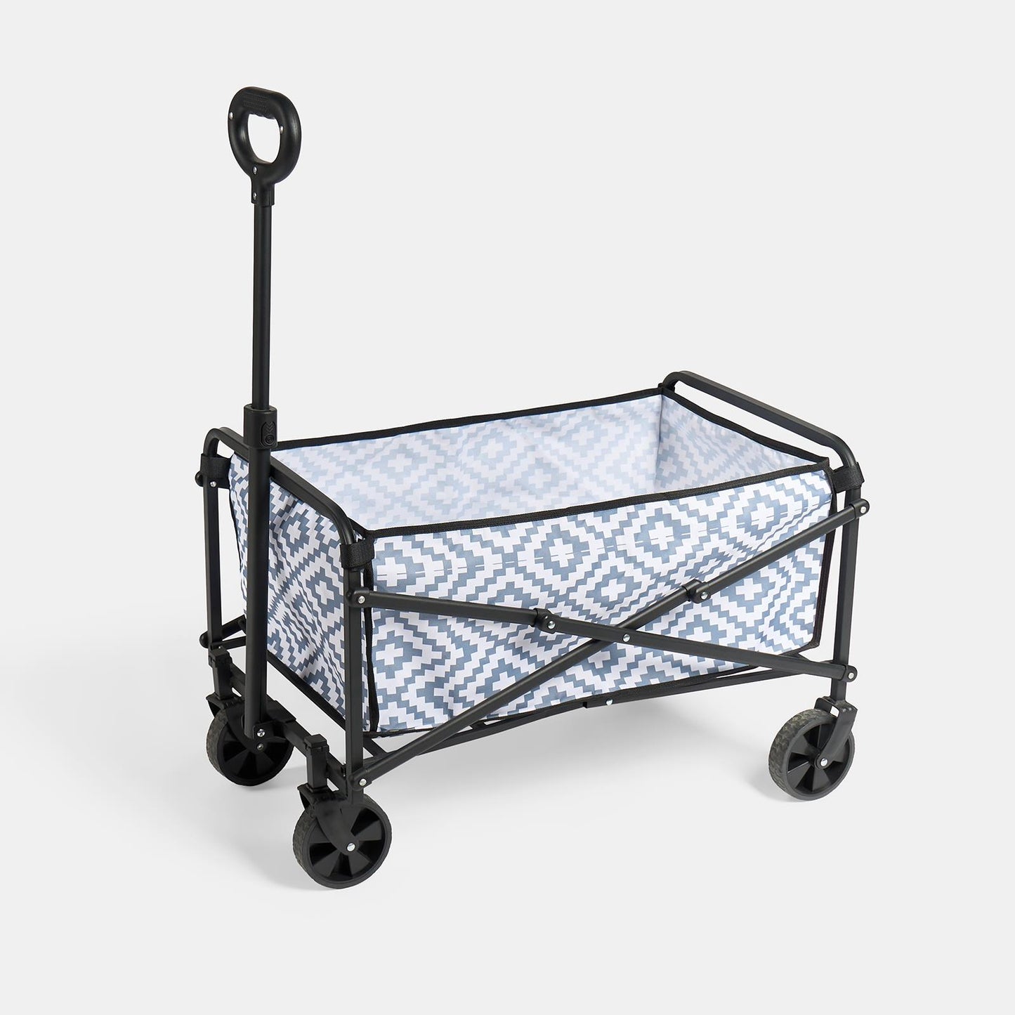OHS Garden Folding Trolley Cart Outdoor Storage Camping Grocery Shopping