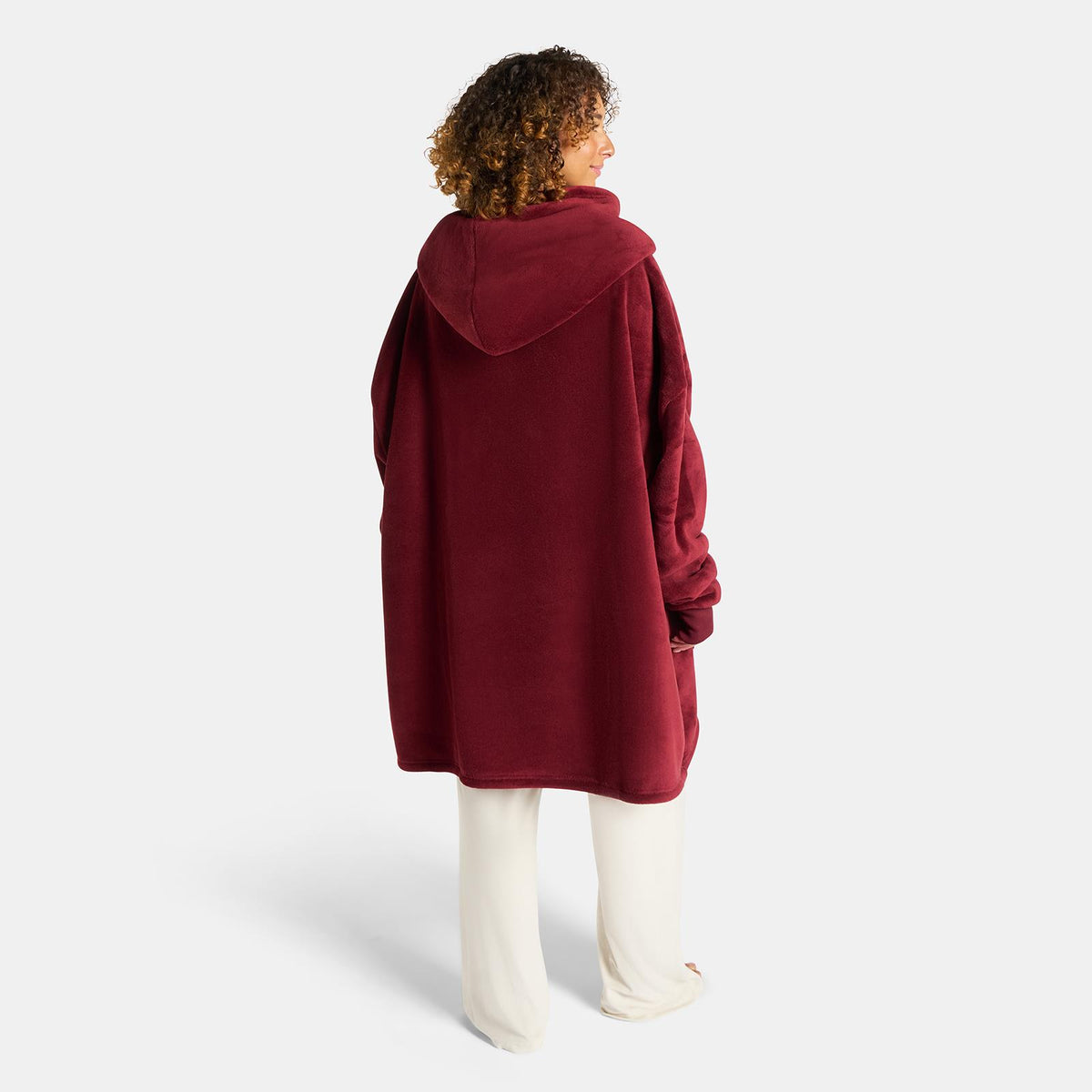 OHS Hoodie Blanket Oversized Ultra Plush Sherpa Giant Big Hooded Sweatshirt