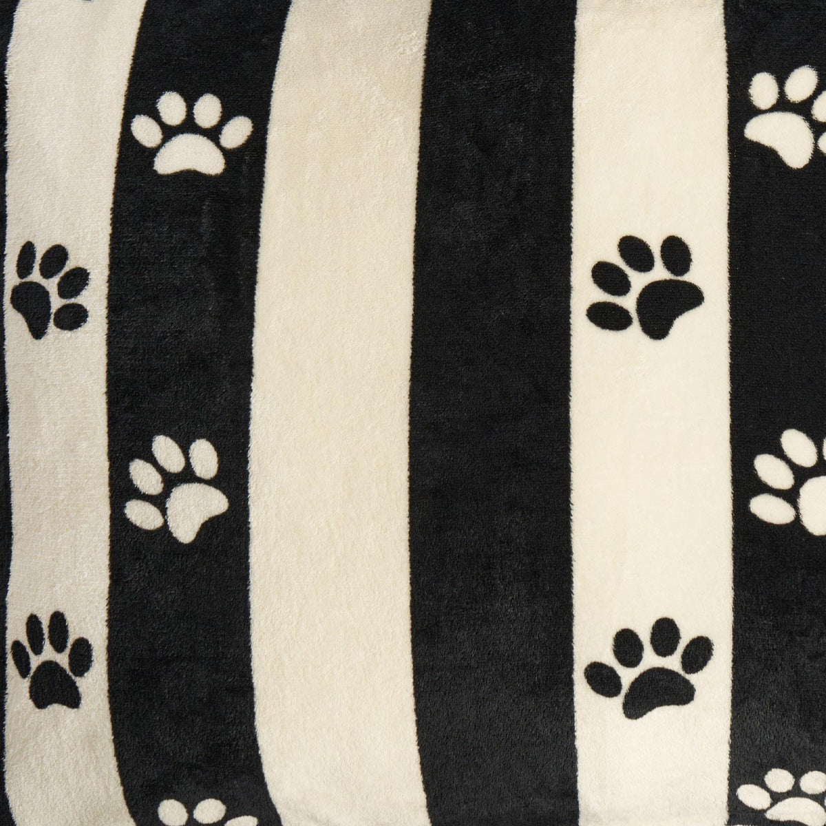 OHS Print Pet Bed Fleece Paw Checks Leopard Stripes Xmas Calming Cushion Dog Cat
