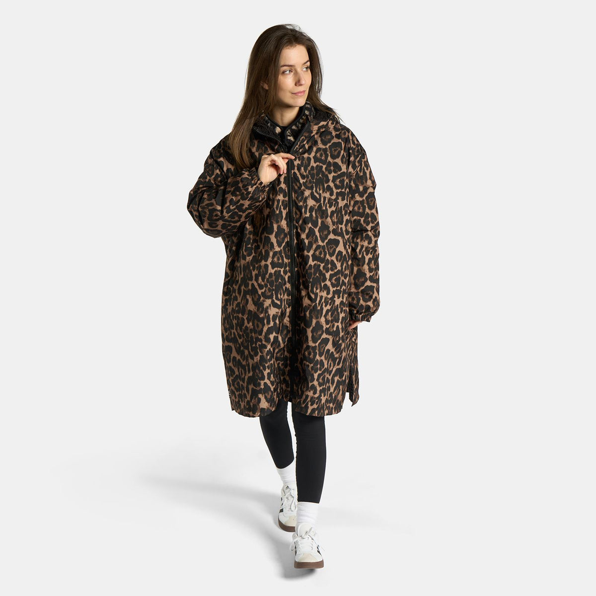 OHS Drying Changing Robe Sherpa Lined Water Resistant Oversize Coat Adults Kids