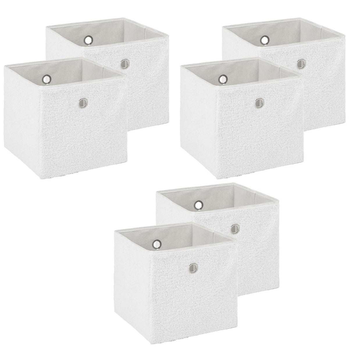 Pack of Storage Boxes 2 4 6 8 Pack Folding Space Saving Solution Toy Box Shelf