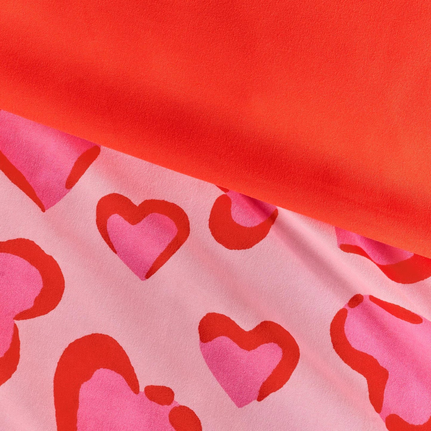 OHS Heart Leopard Bedding Reversible Kids Duvet Cover Set with Pillowcase
