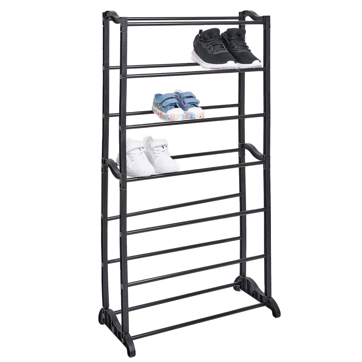 OHS 7 Tier Shoe Rack Stand Storage Compact Space Organiser Shelf Metal 21 Pairs
