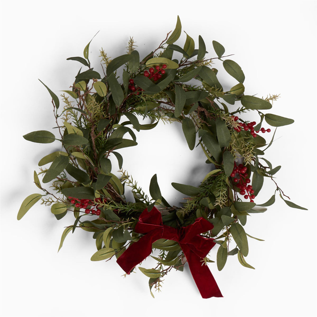 OHS Artificial Xmas Wreath Door Wall Home Party Table Decor Winter Spring