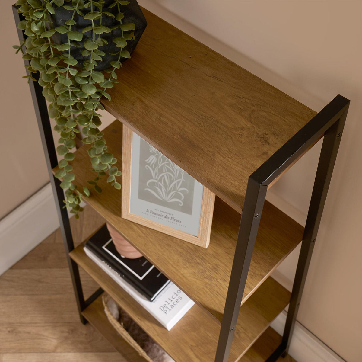OHS Shelving Unit 3/4/5 Storage Organiser Modern Wire Home Decor Office