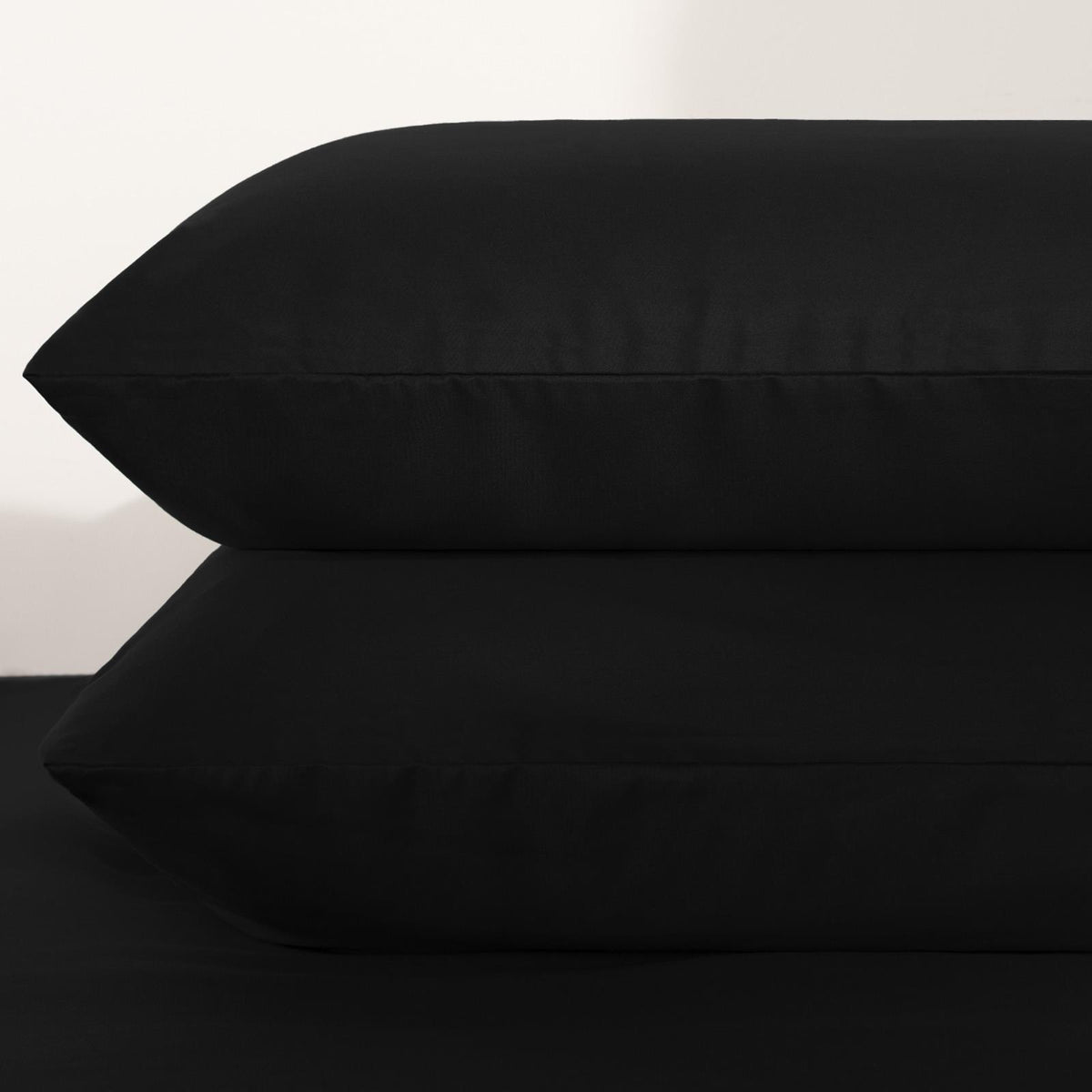 OHS Plain Duvet Cover & Pillowcase Reversible Bedding Set OR Fitted Sheet