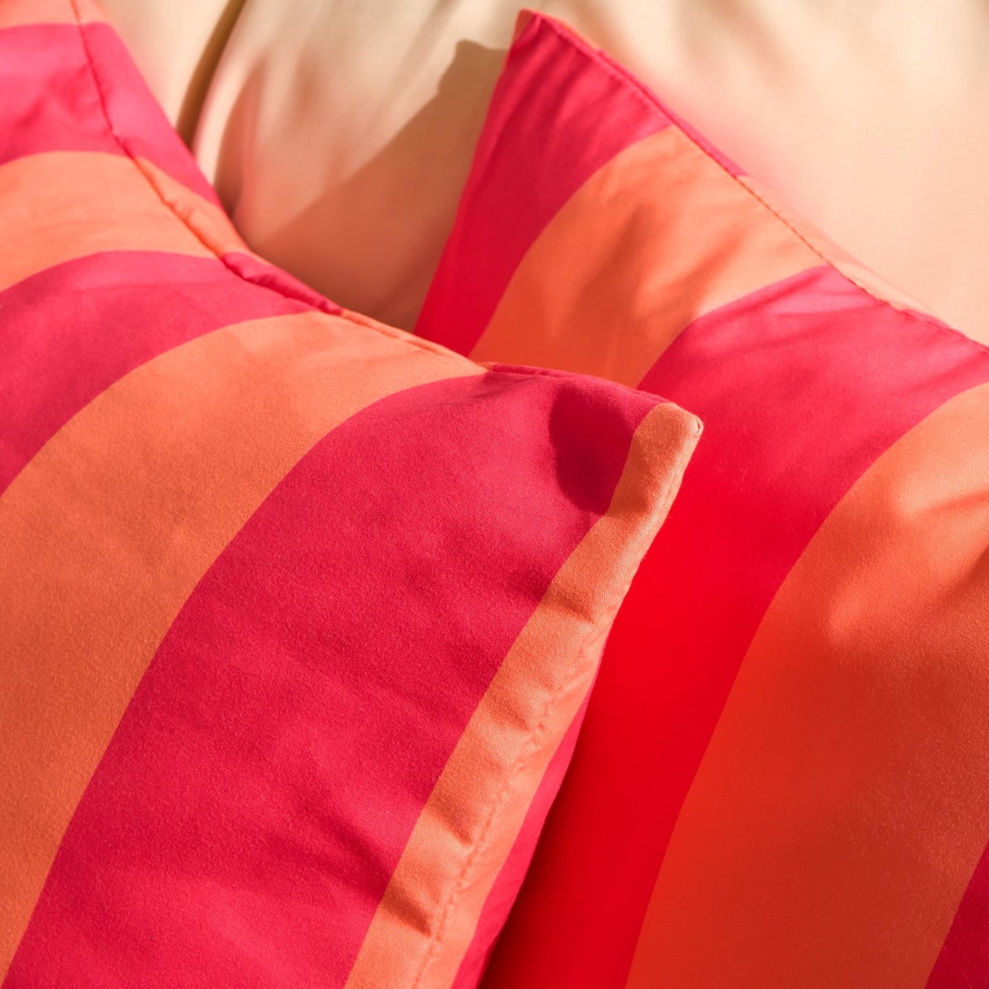 OHS Stripe Garden Cushion Covers 2 Pack Water Resistant Outdoor Indoor