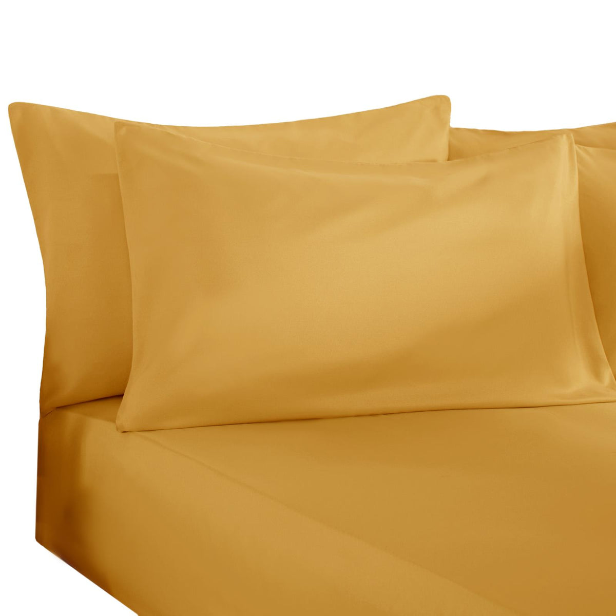 OHS Plain Duvet Cover & Pillowcase Reversible Bedding Set OR Fitted Sheet