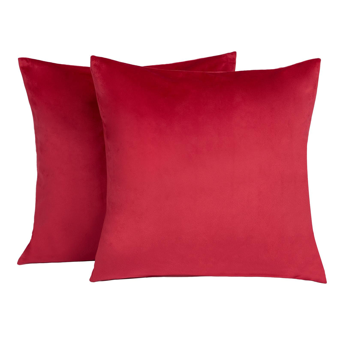 OHS Matte Velvet Cushion Covers Super Soft Luxury Square Pillowcases Multipack
