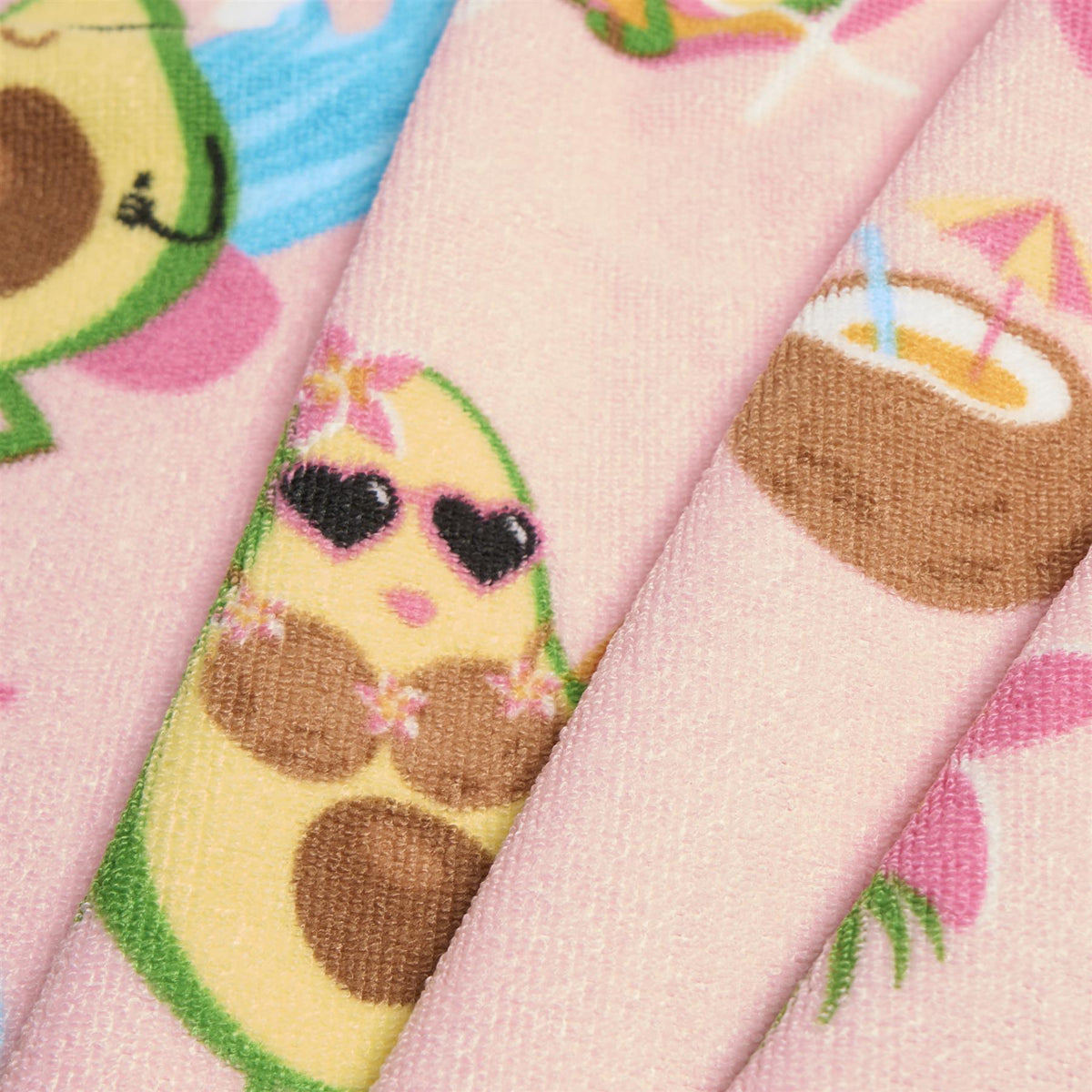 OHS Print Beach Towel Microfibre Quick Dry Bath Holiday Gym Travel Sport