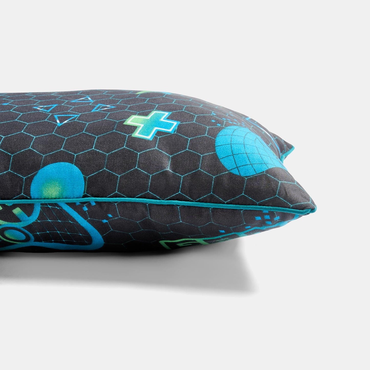 OHS Kids Print Bolster Pillow Soft Neck Back Support Filled Cushion