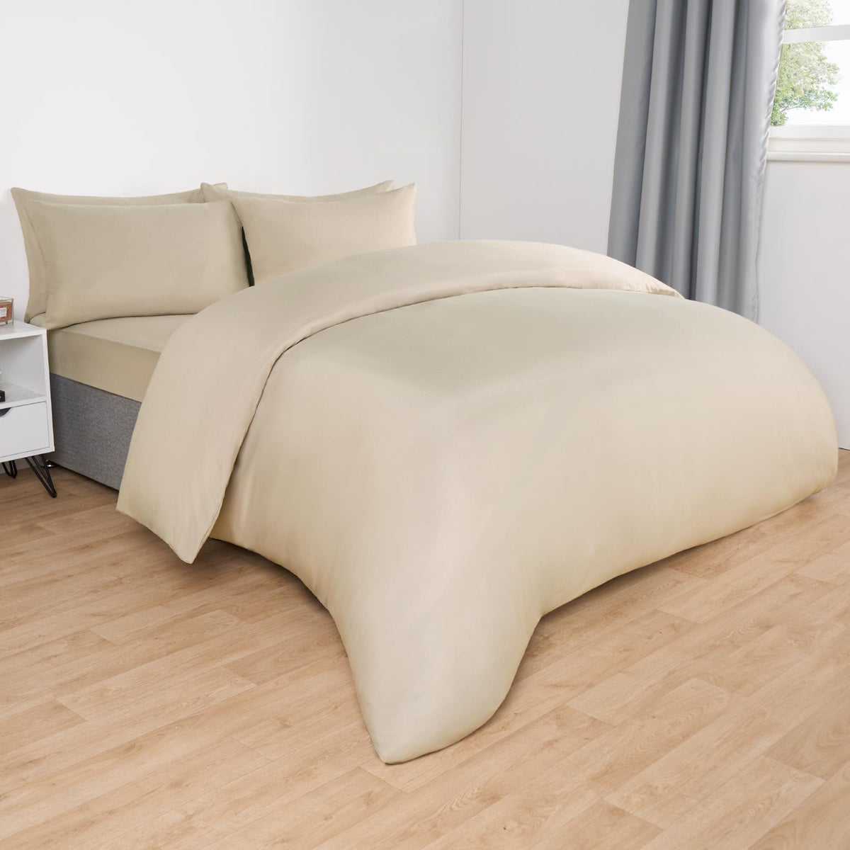 OHS Microfibre Housewife Pillowcases Set 2 Pack Wrinkle Resistant Pillow Covers