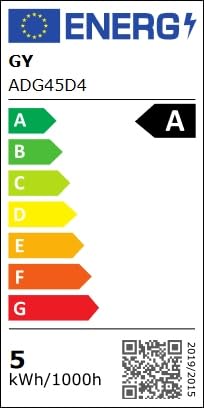 GY GU10 LED Bulb 4.9W 790lm Cool White 6500K Energy Saving LED Bulb, The New UK Energy Efficiency Class B Replaces 80W, 110°Beam Angle Non-Dimmable, 10 Pack