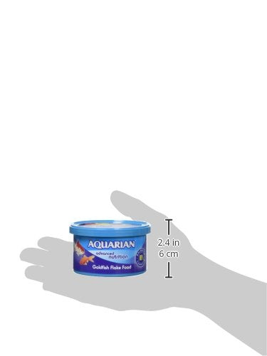 AQUARIAN Complete Nutrition, Aquarium Goldfish Food, Flakes Also Suitable for Small Pond Fish, 200g Container