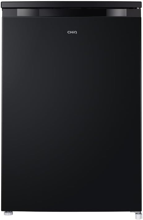 CHiQ 145L Upright Freezer with 4-Star Freezing & Reversible Door Black