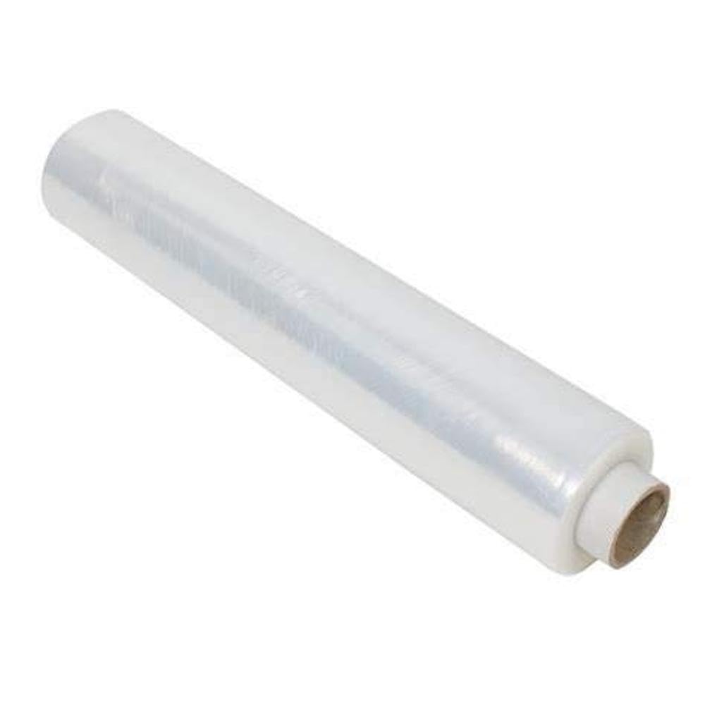REQUISITE NEEDS Heavy Duty Stretch Film 400mm x 250m – Waterproof & Moisture Proof Pallet Wrap for Packaging, Moving & Storage (Black, 6)