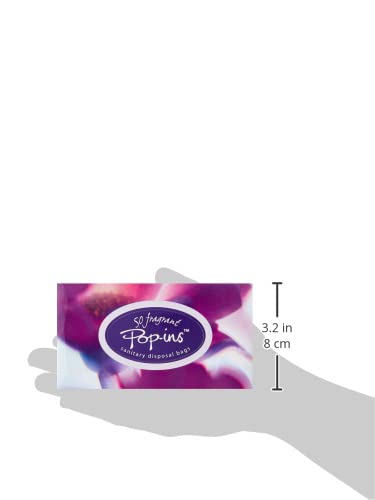 Pop-Ins Sanitary Disposal Bags 50,Purple