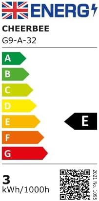 G9 LED Bulbs Warm White 2700K, 3W 350LM, Non-dimmable, 10 Pack