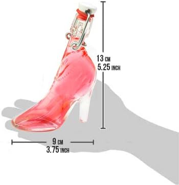 IL GUSTO Pink Vodka in Stiletto – Lady Shoe Glass Bottle 40ml – Premium Fruity Berries Vodka 36% ABV – Unique Gift for Her